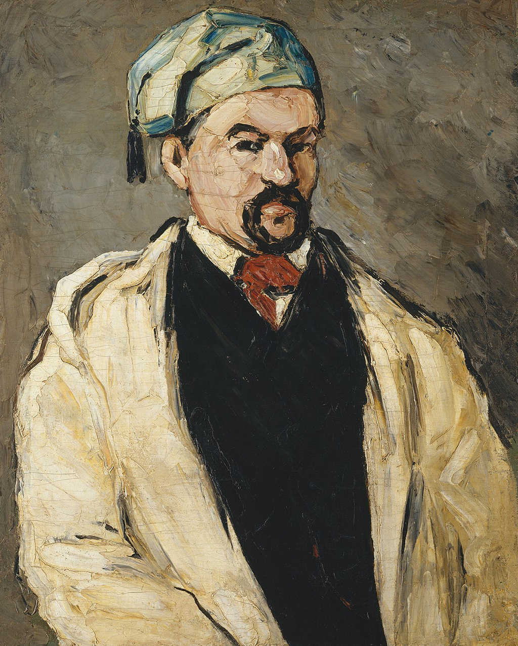 Portrait of Uncle Dominique in Detail Paul Cezanne